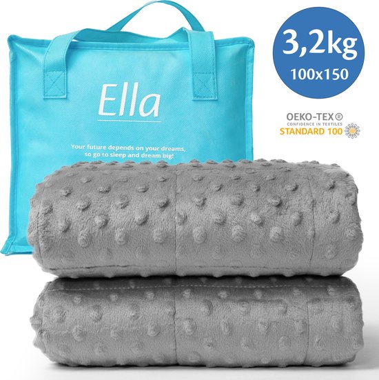 Ella® Katoen & Minky Fleece Verzwaringsdeken