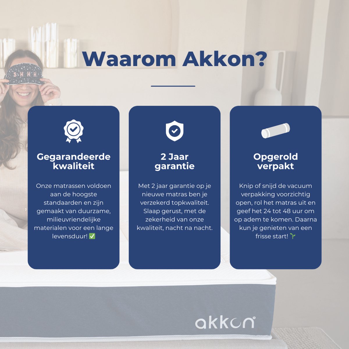 Akkon Koudschuim Matras 180x200