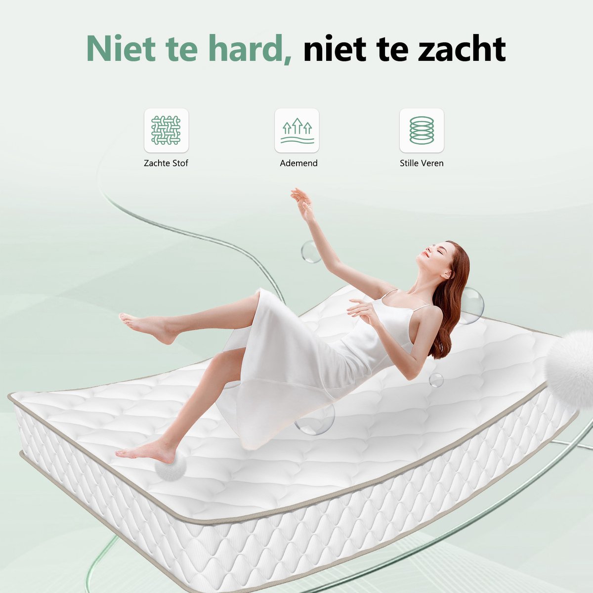 Saikefy pocketvering matras