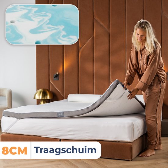 Best Life Traagschuim Topper