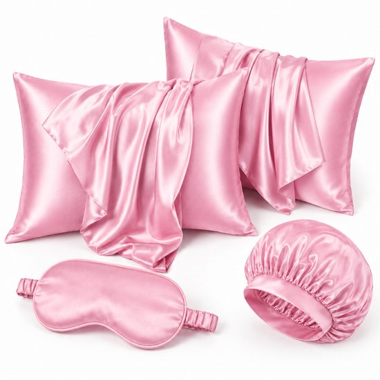 Soft & Silky Satijnen Kussensloop Set