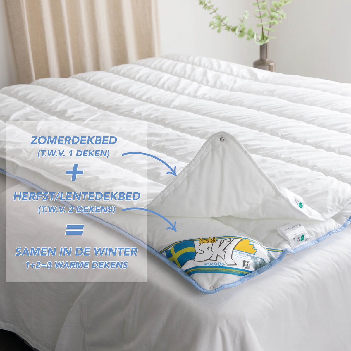 Swedish SKY Luxe 4-Seizoenen Dekbed
