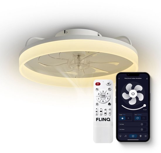FlinQ AeroGlow Plafondventilator