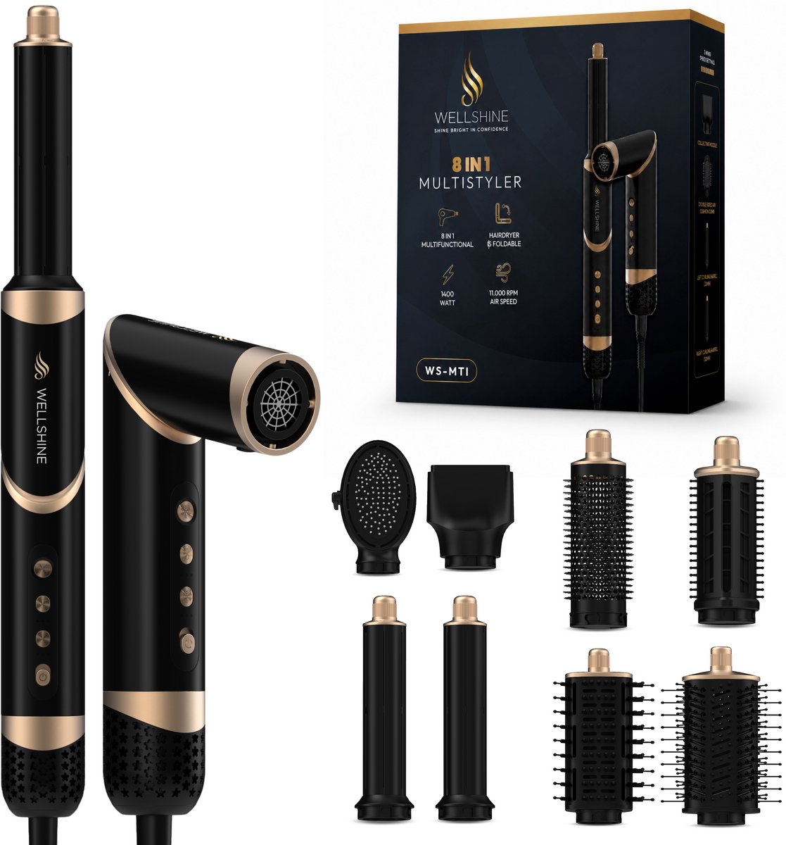 Wellshine 8-in-1 Multistyler Hairwrap