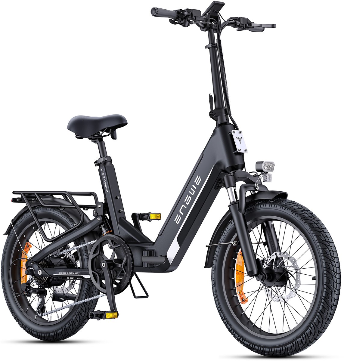 ENGWE L20 3.0 Boost elektrische vouwfiets zwart
