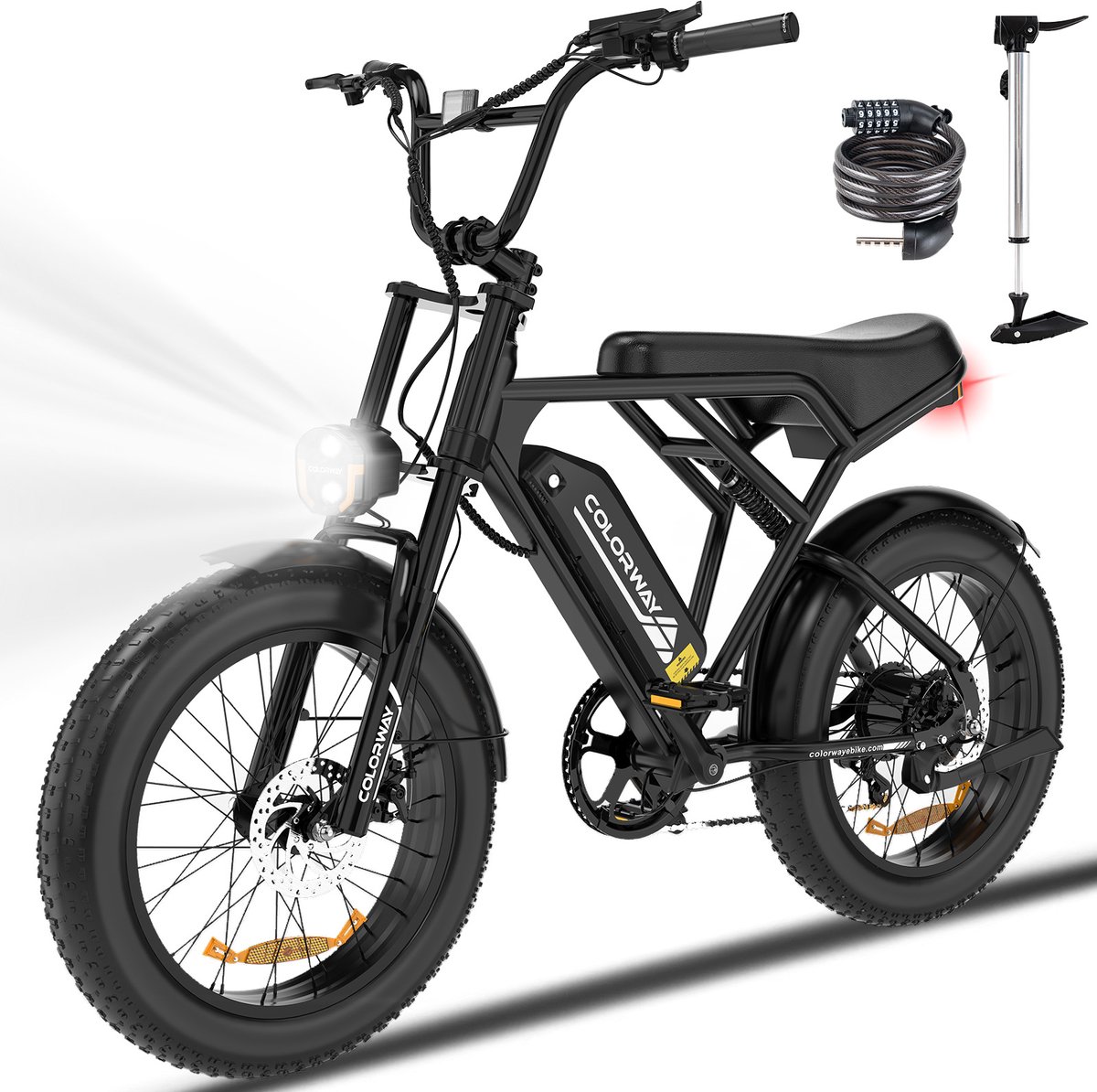 Hitway BK6S 20 inch fat tire elektrische vouwfiets