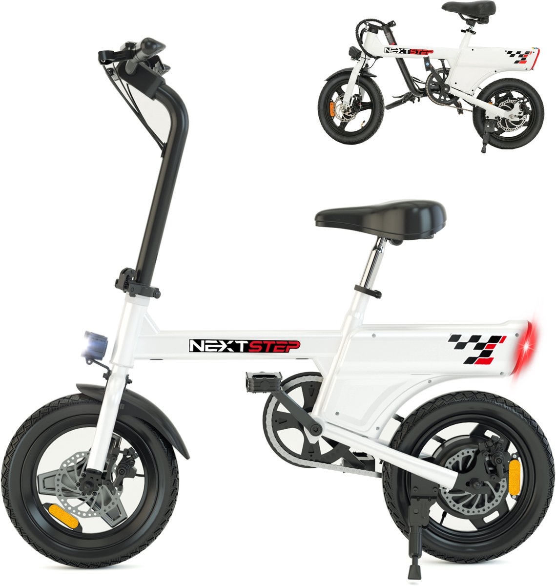 YEE GOO LE003 draagbare elektrische vouwfiets wit