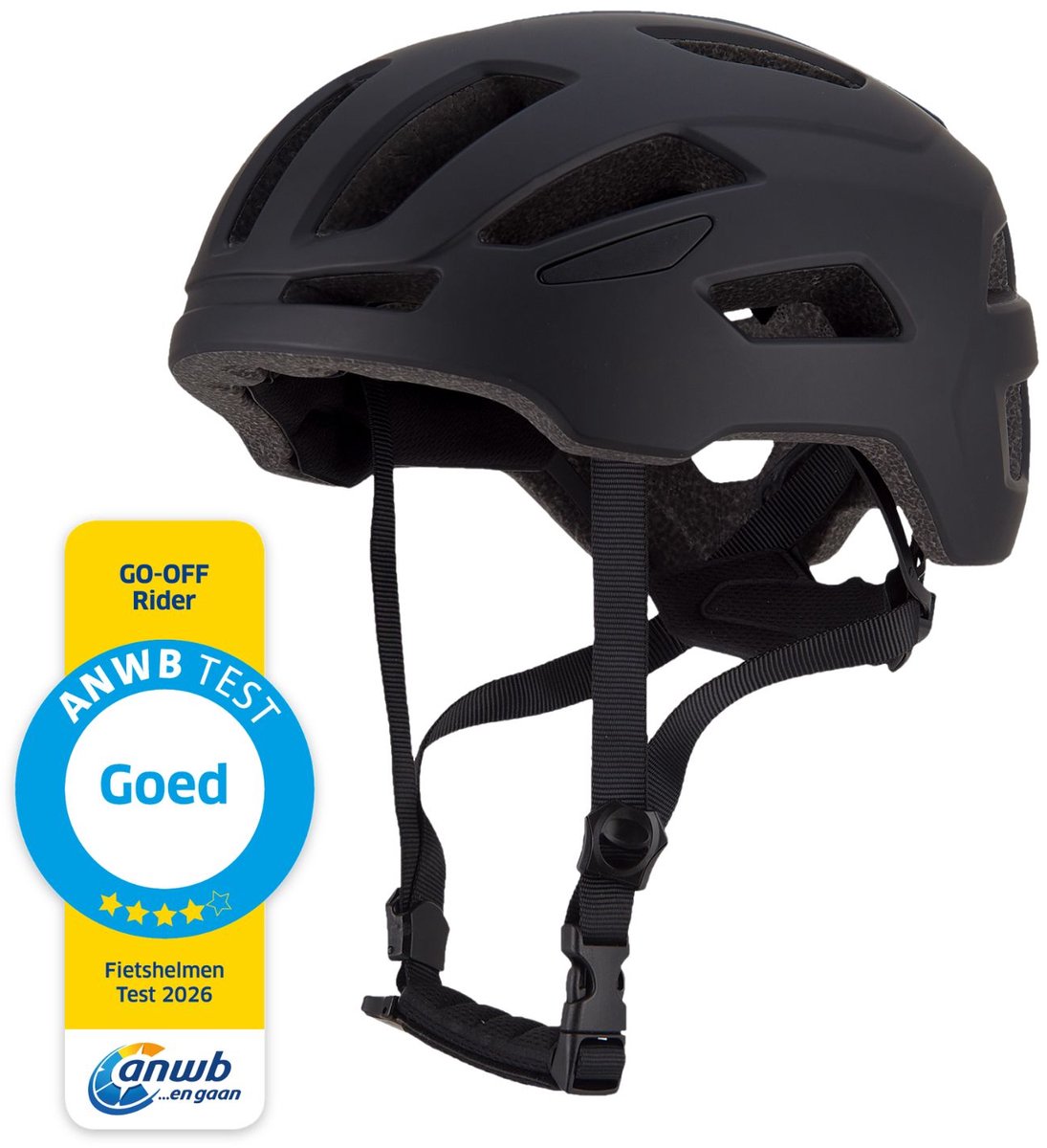 GOOFF Rider e-bikehelm zwart
