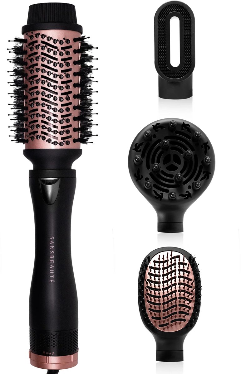 Sansbeauté 4-in-1 föhnborstel met diffuser