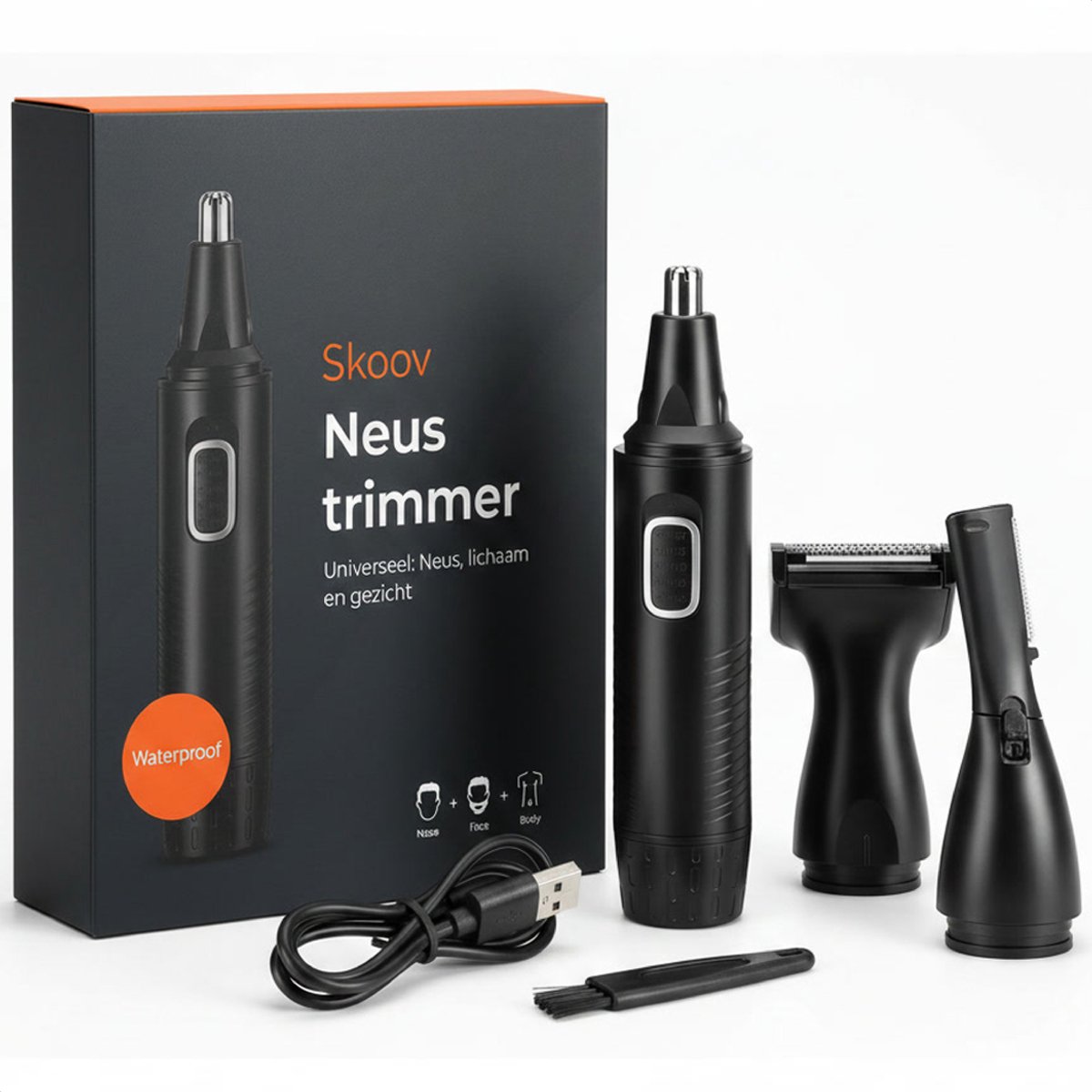 Skoov 3-in-1 Neustrimmer oplaadbaar