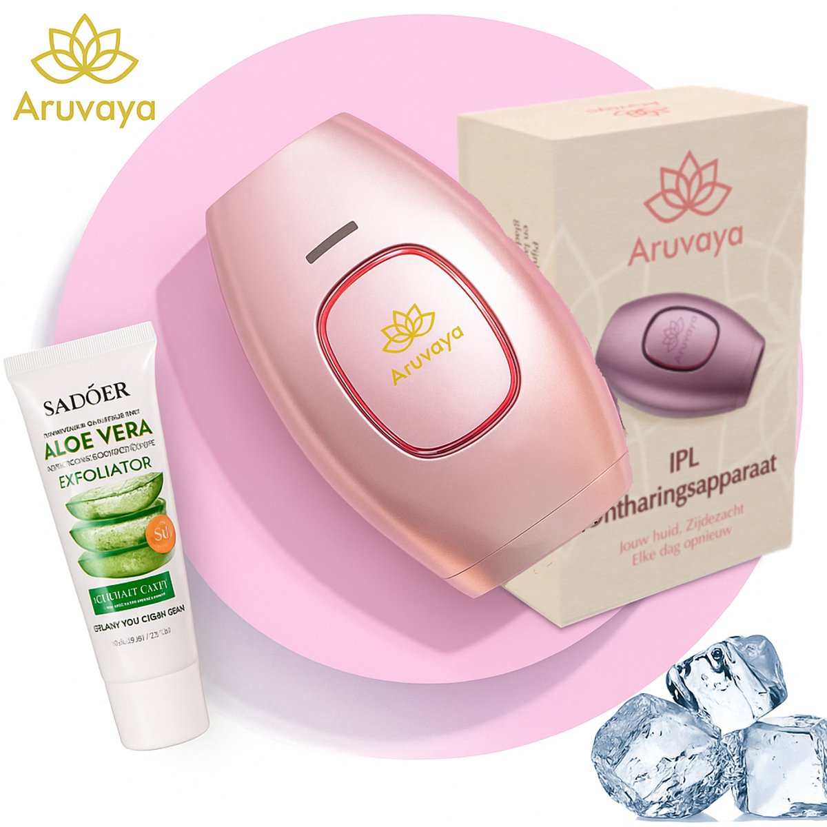 Aruvaya Luxe IPL laser ontharingsapparaat