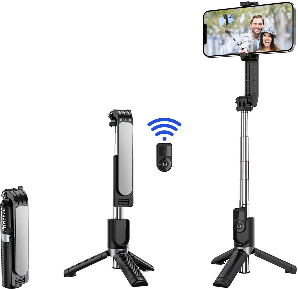 Phreeze SS3 selfiestick met spiegel