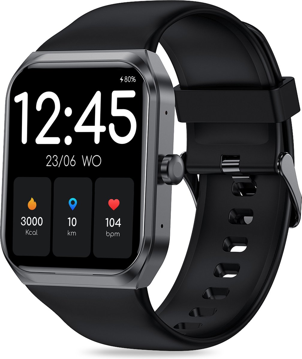 Fitage HD smartwatch met activity tracker