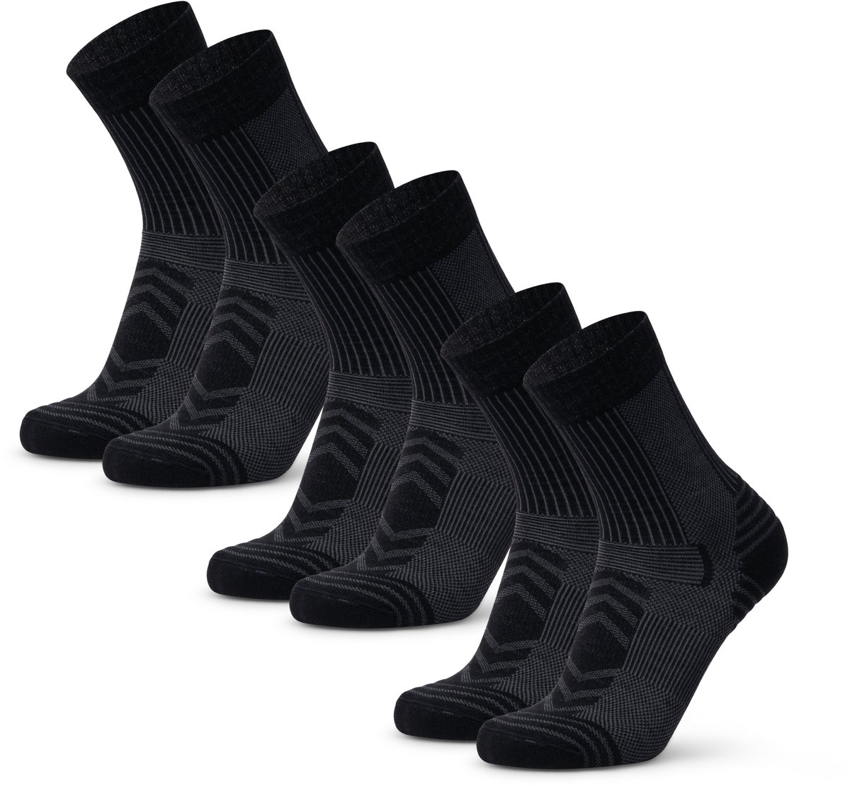 Danish Endurance lichte merino wol wandelsokken 3 paar