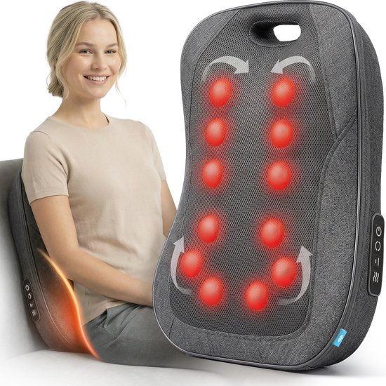 Lifeproducts Massagekussen Nek en Rug