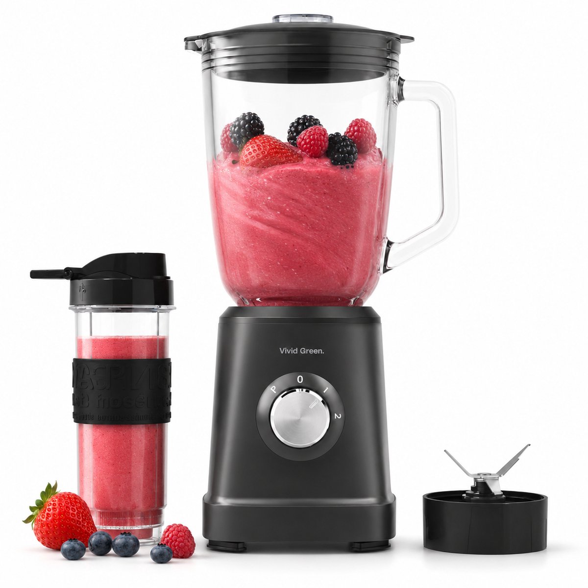 Vivid Green Blender 1000W