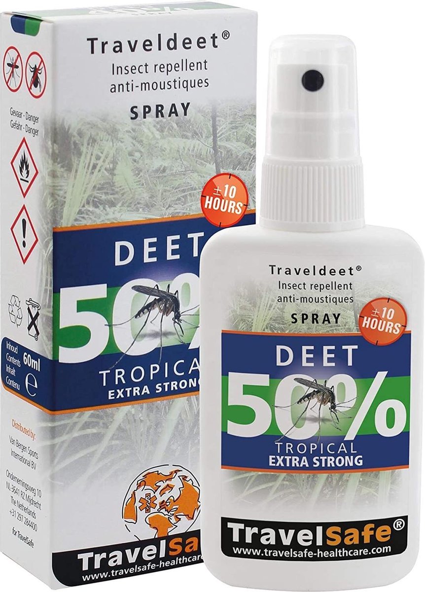 Travelsafe TravelDEET 50% Spray