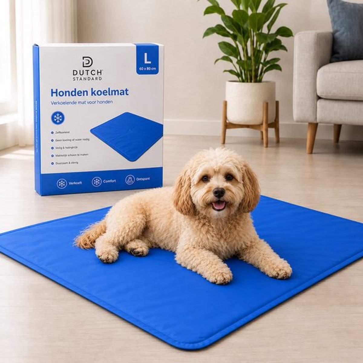 Dutch Standard Hondenkoelmat 60x80 cm Maat L