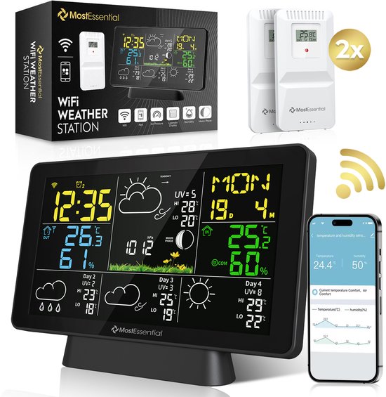 MostEssential Weerstation Wifi Edition 2 sensors