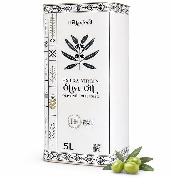 Hellas Food Extra Vierge Olijfolie 5 liter