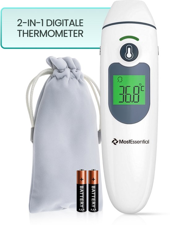 MostEssential IR30 2-in-1 koortsthermometer