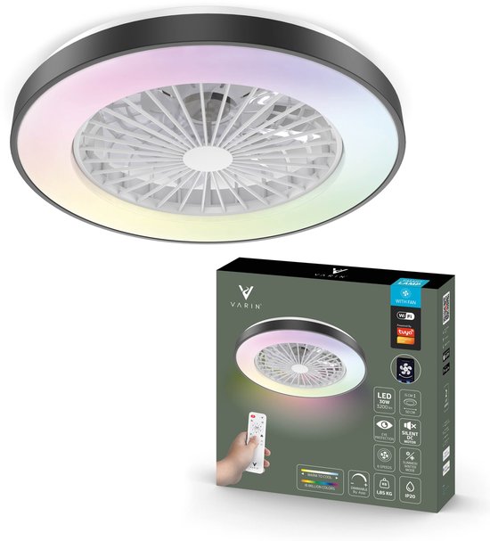 Varin Plafondventilator met Lamp 50 cm
