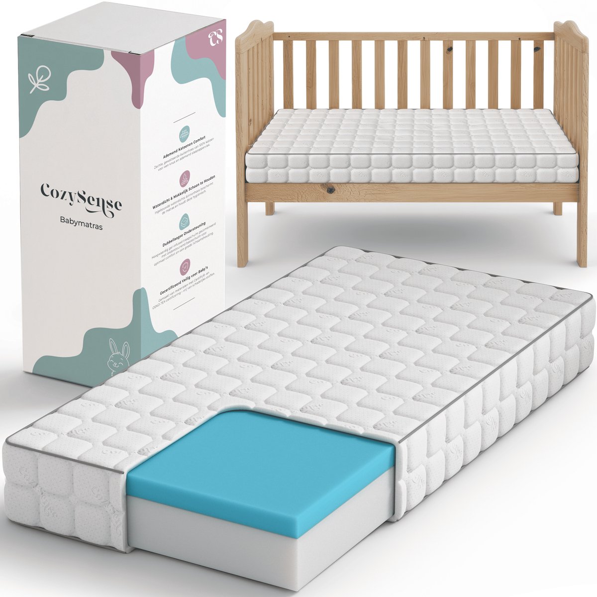 CozySense Baby Matras 60x120