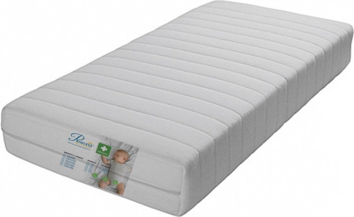 Ledikant-Baby-Princess Matras 60x120 x14 cm