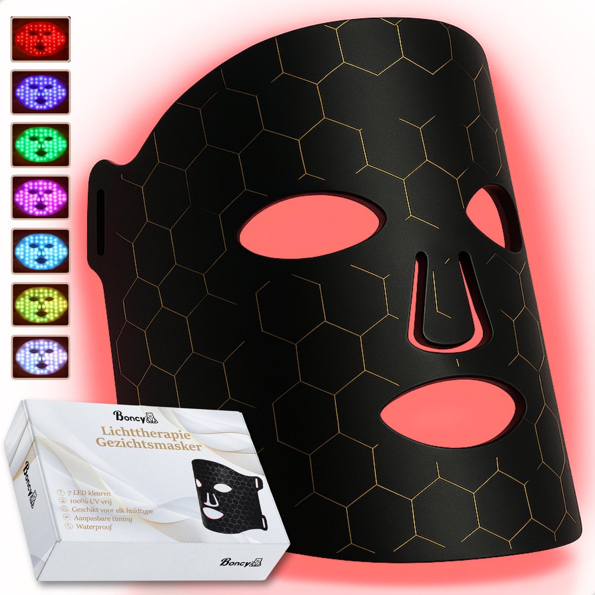 Boncy Premium led masker met 7 kleuren