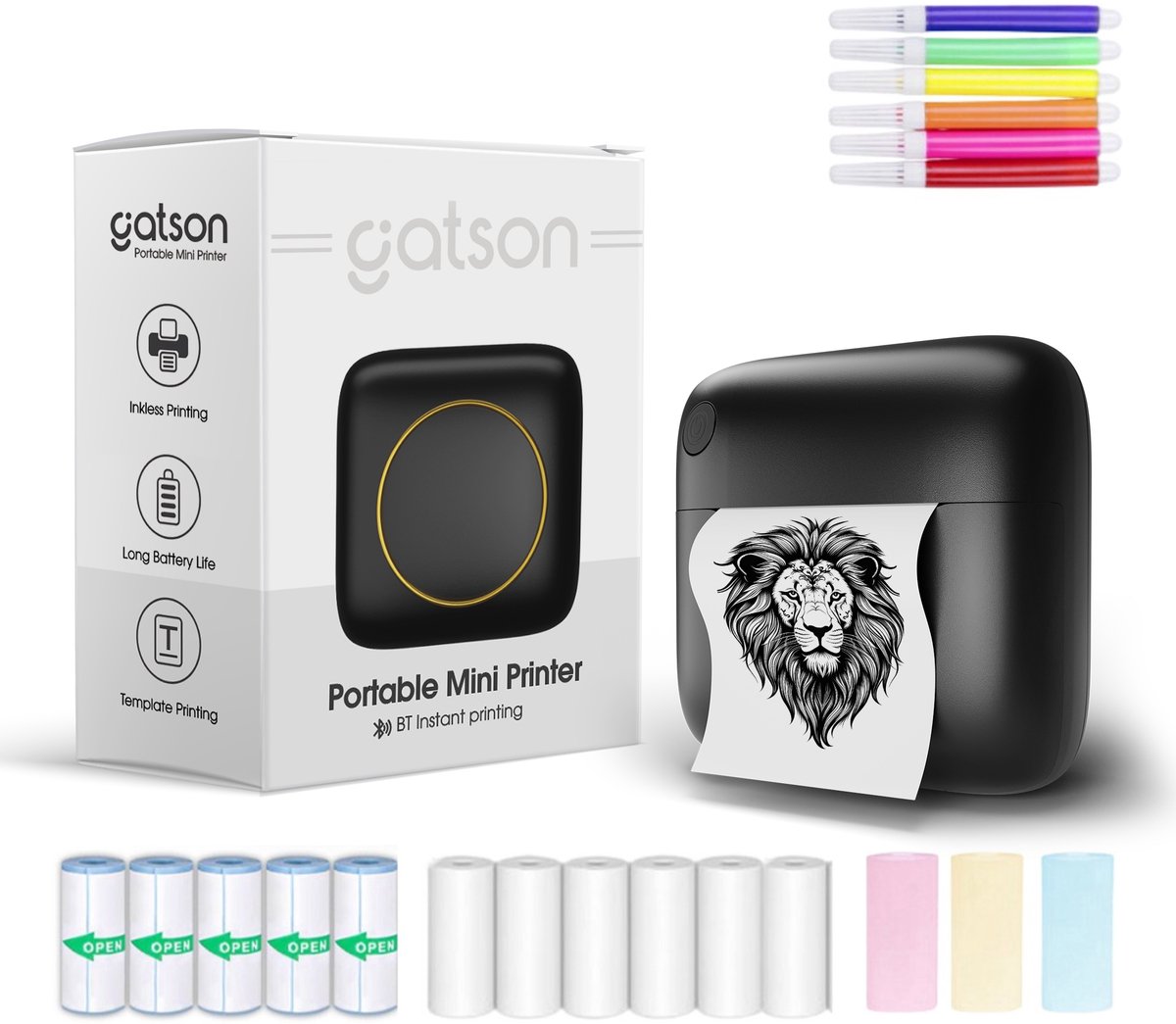 Gatson Mini Printer 300DPI