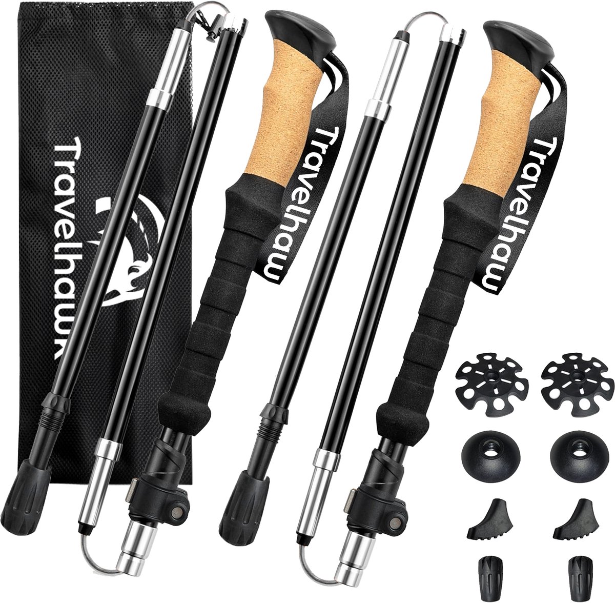 TravelHawk Nordic Walking Stokken