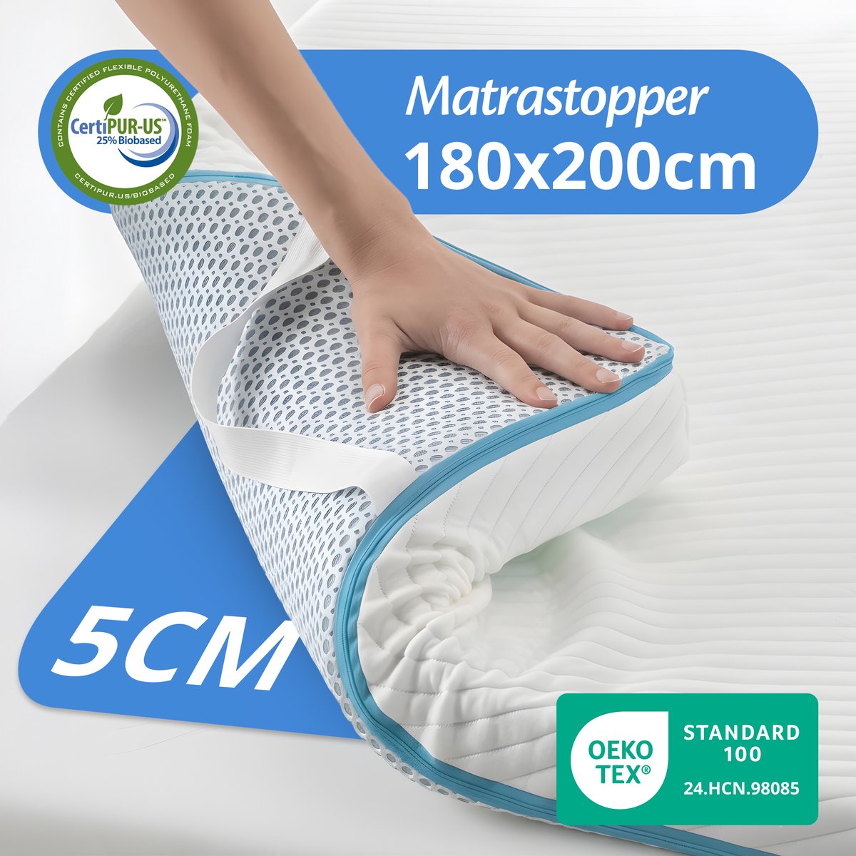 Ella Soft Topper Matras 180x200 cm