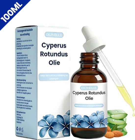 Cyperus Rotundus Ontharingsolie (Gezicht)