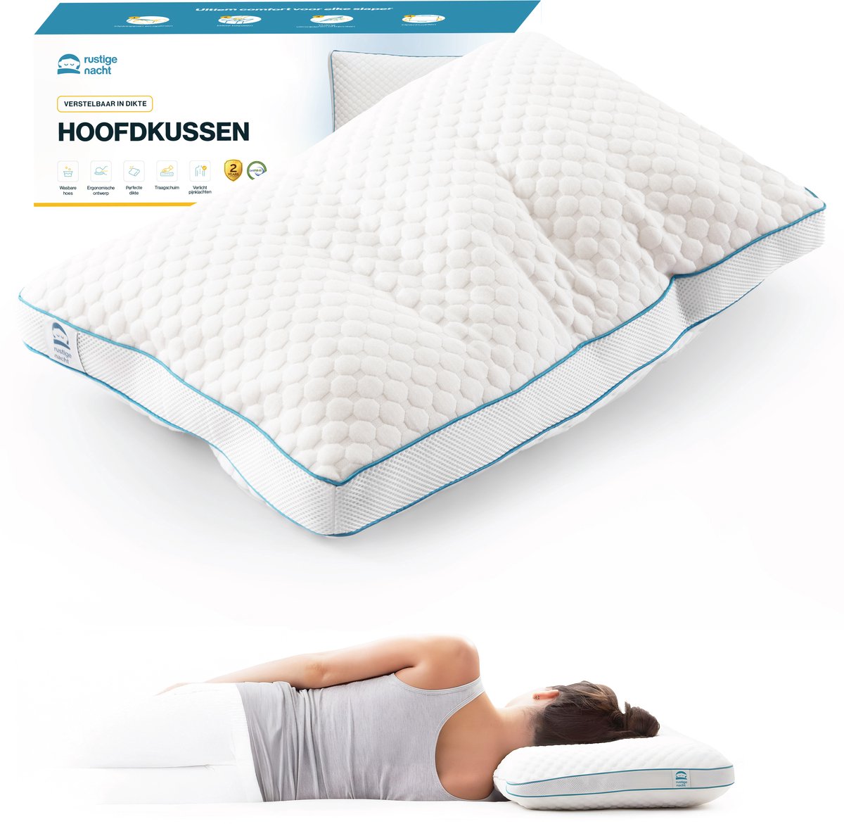 Rustige Nacht Verkoelend Hoofdkussen