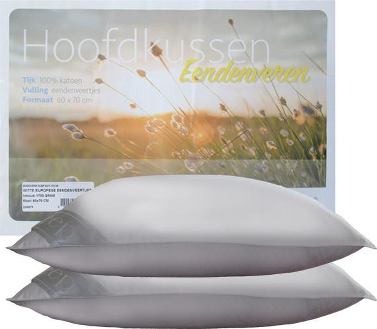 iSleep Eendenveren Hoofdkussen